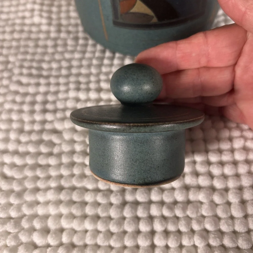 Handmade Pottery Teapot by Paul Laird Green 8